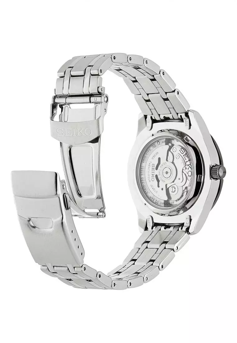 Jam Tangan Pria Seiko 5 Original Garansi Resmi Strap Stainless Steel Silver SRP297 SRP297K1 silver