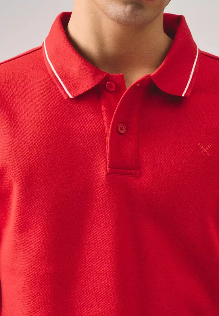Premium Regular Fit Polo Shirt With Contrast Tipping