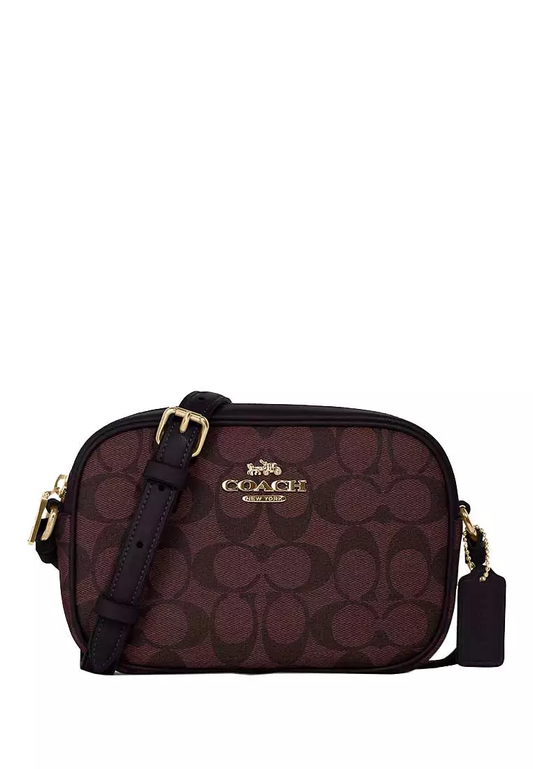 Coach leopard outlet camera bag