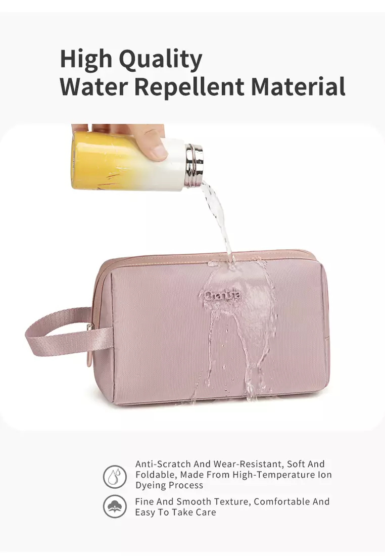 Waterproof Travel Organizer and Makeup Pouch Storage Bag for Women