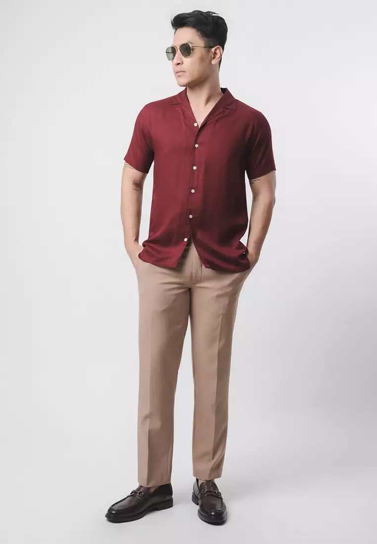 Pedro Regular Fit Trousers Pants Brown