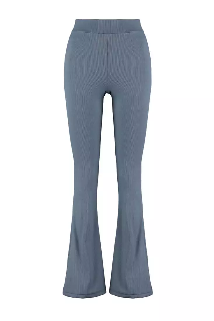 Rib Flare Pants