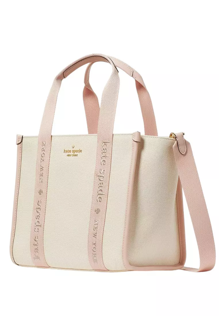 Kip Canvas Small Tote - Rose Smoke