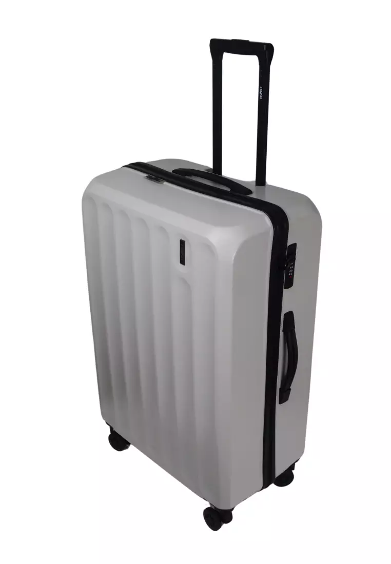 TVLP03 Light Grey Anti-Theft Hard Shell Travel Luggage