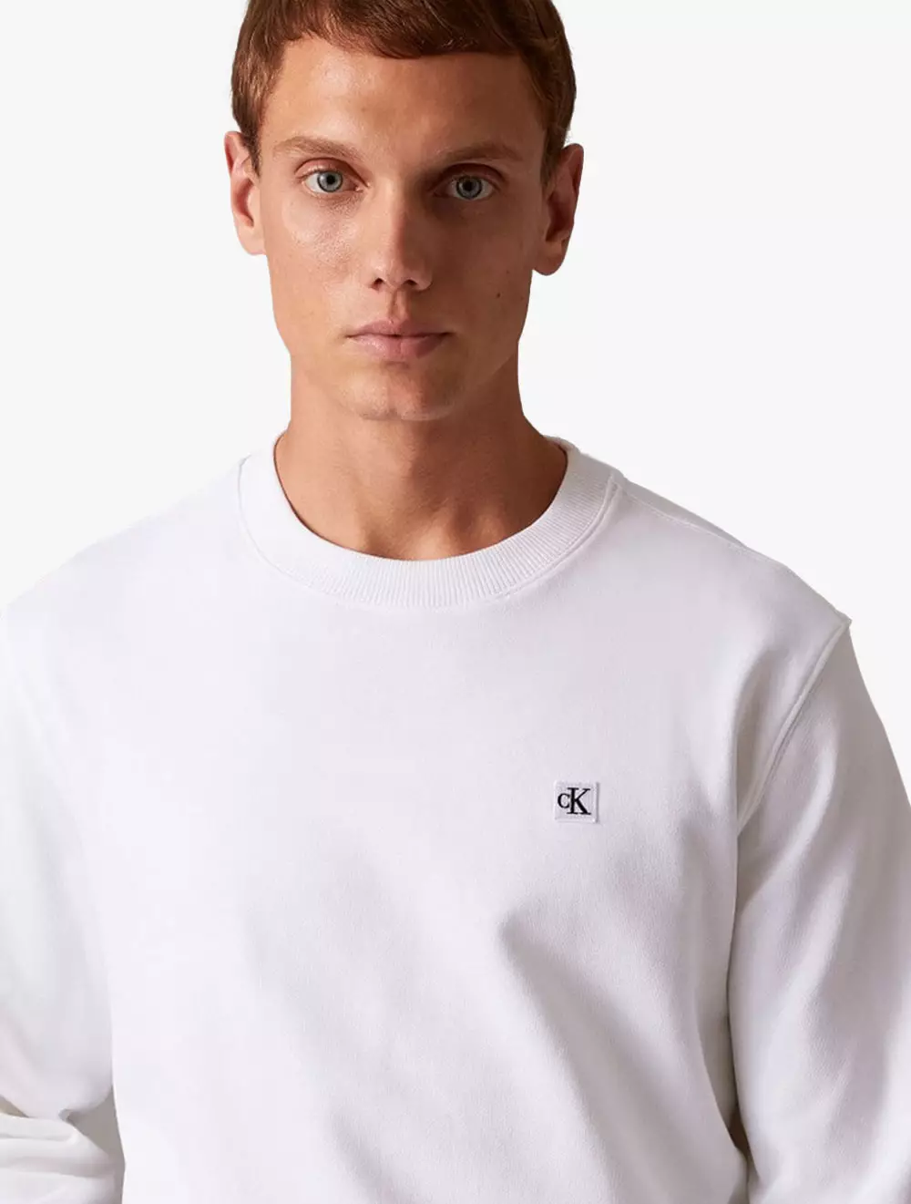 ★★ ★★ Men's Regular Fit CK Badge Logo Sweatsh Jual Calvin Klein Calvin Klein Jeans - Regular Fit CK Badge