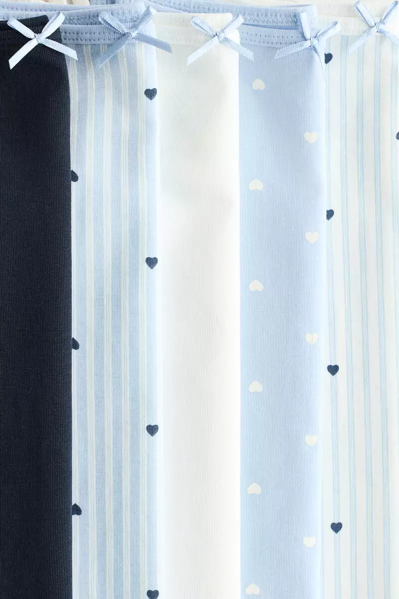 5-pack jersey vest tops