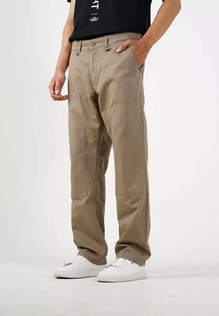 Greenlight Voyager Men's Long Chino Pants Double Layer Knee Fale C020525