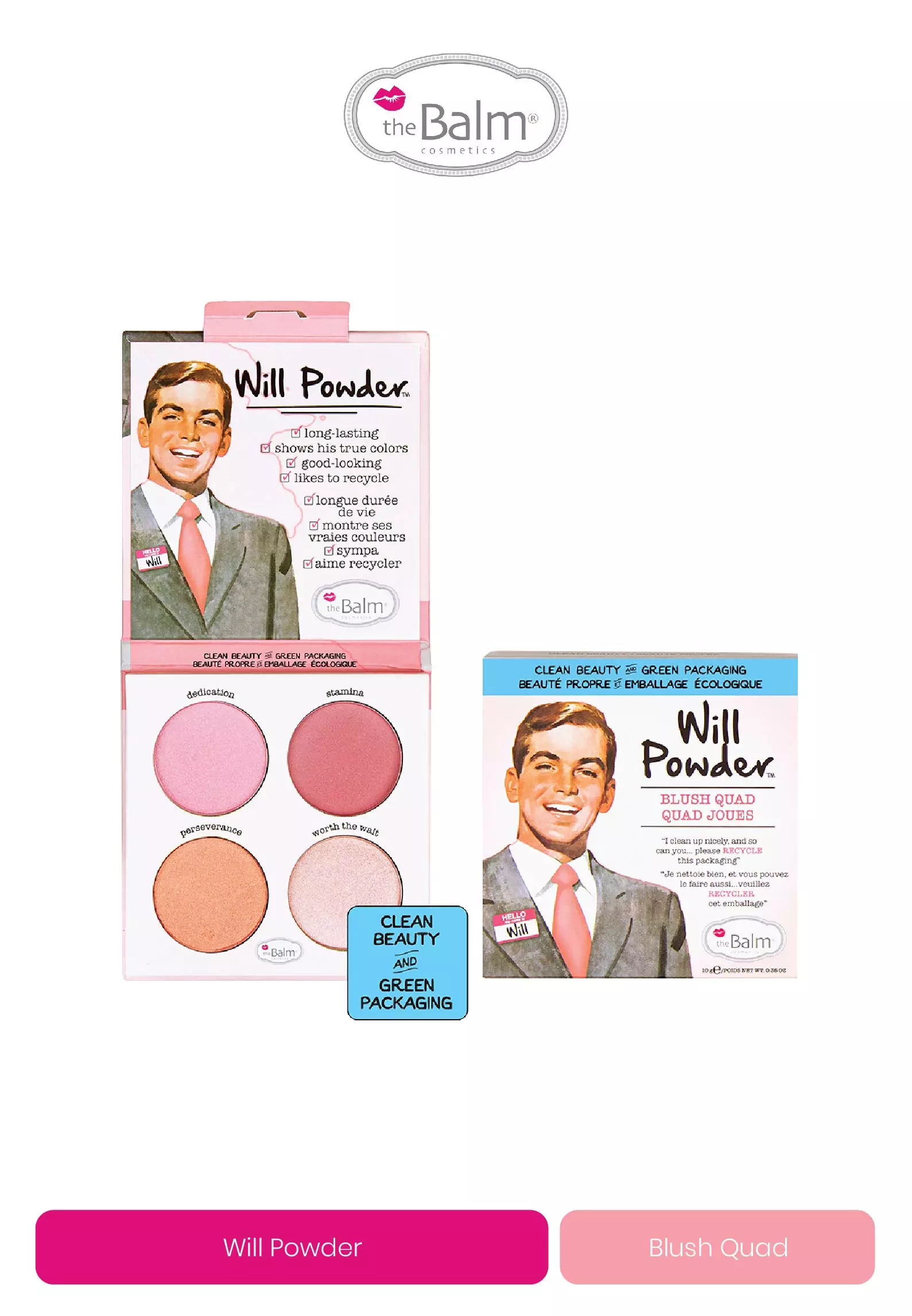 theBalm Will Powder Blush Squad