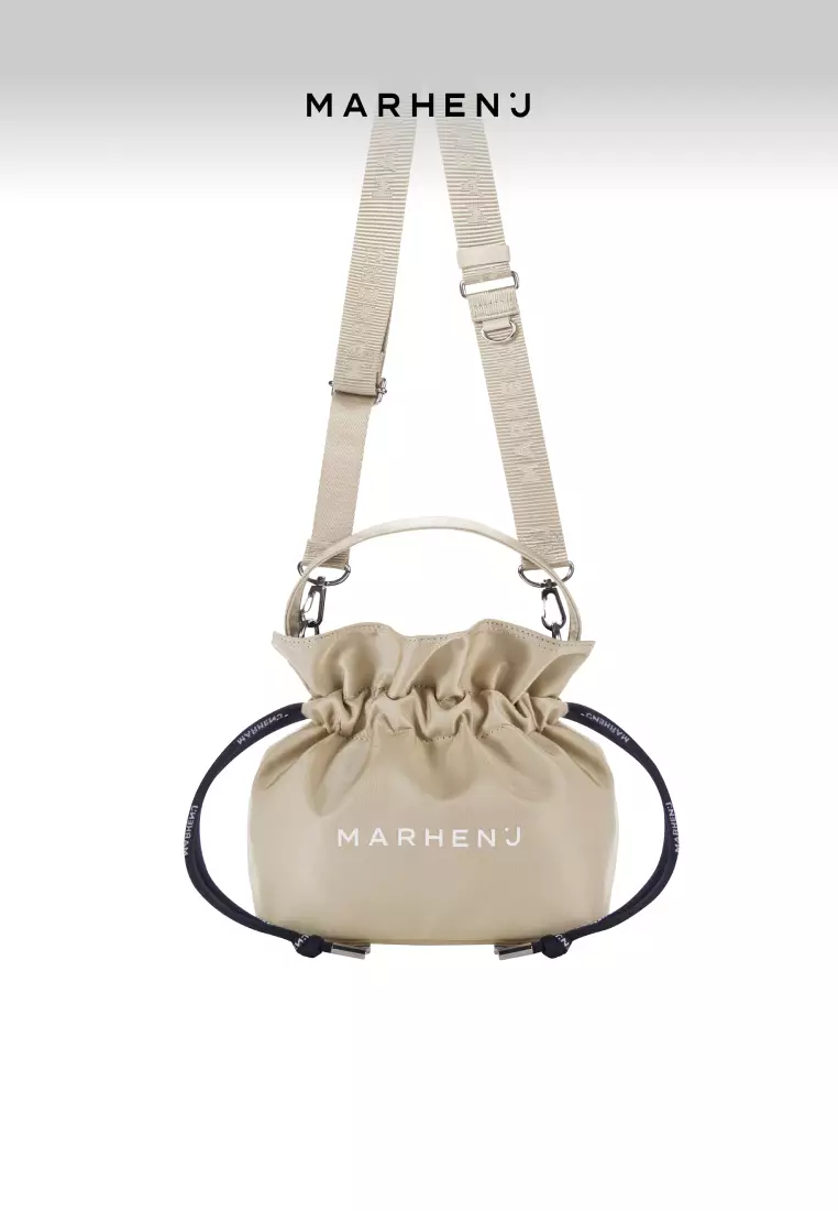 CHARRON + KONY SET Nylon Crossbody Bag Beige