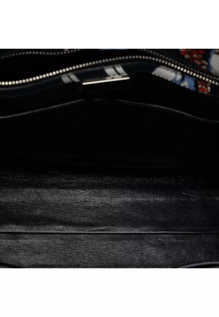 Pre-Loved Prada Saffiano Hawaiian Print Tote