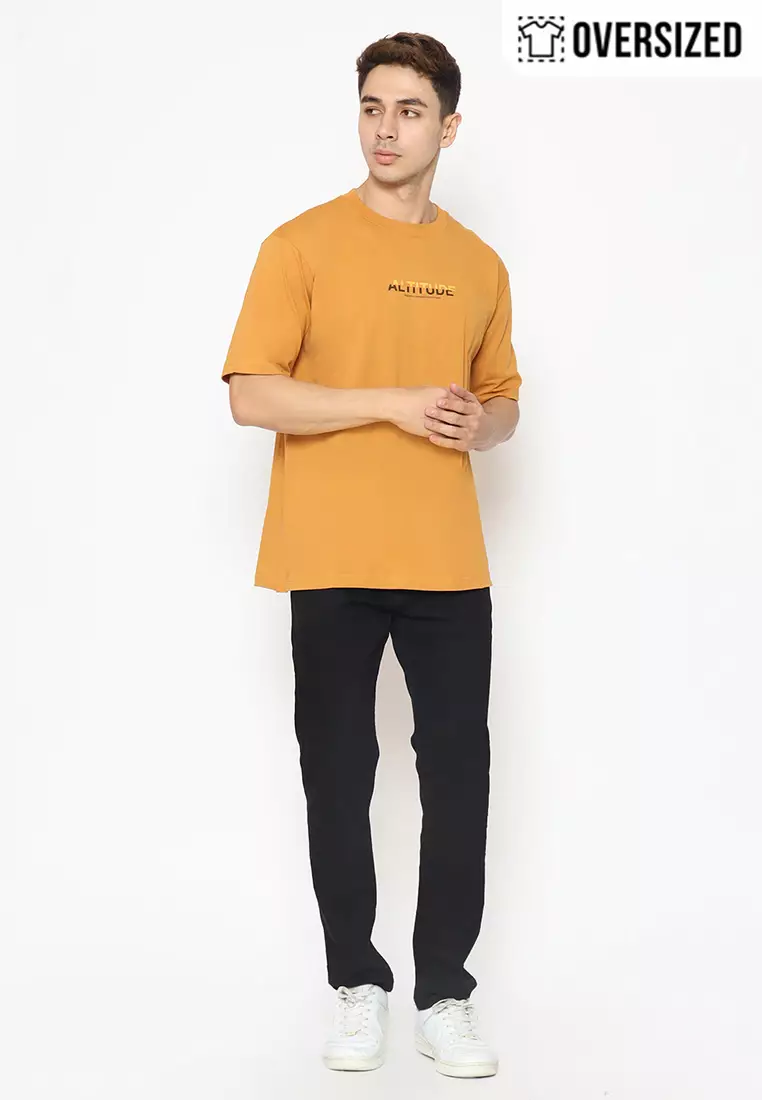 RBJ T-Shirt Cotton Combed Oversized Pria 2079250241