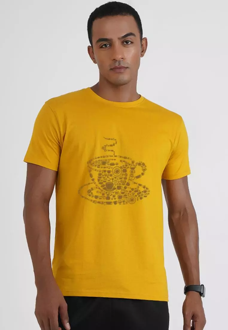 dynamic yellow shirt