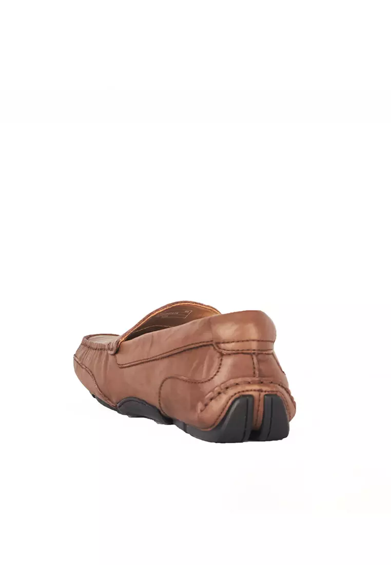 Sepatu Casual Pria Loafer Moccasin Gino Mariani Bartoli 7 Coklat