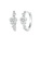 Glamorousky white 925 Sterling Silver Simple Fashion Flower Vine Geometric Stud Earrings with Cubic Zirconia 8EB89ACFADA131GS_1