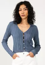 Vintage Indigo/Detail: White Pearl