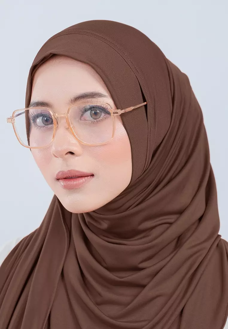 HIJAB INSTAN FAYZA - DARK BROWN