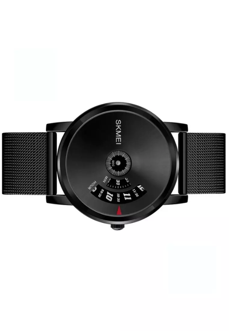 Jam Tangan Analog Pria Waterproof Strap Tali Material Stainless Steel GN13 ORIGINAL