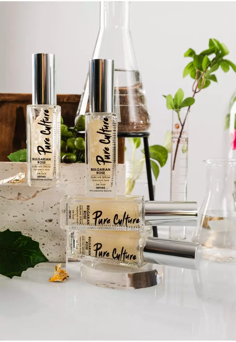 Bulgarian Rose Sublime Serum 30ML | Anti-aging Serum | Hyaluronic Acid + 24K Gold | For Dry Skin