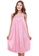 LYCKA pink SWW9002-Lady One Piece Casual Nightgown (Pink) 8A8DEAABC2903CGS_1