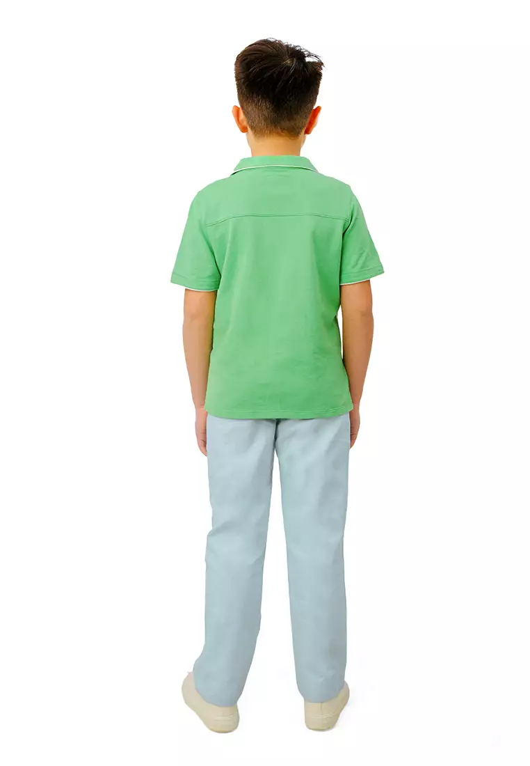 Boys Canvas Straight Leg Pants