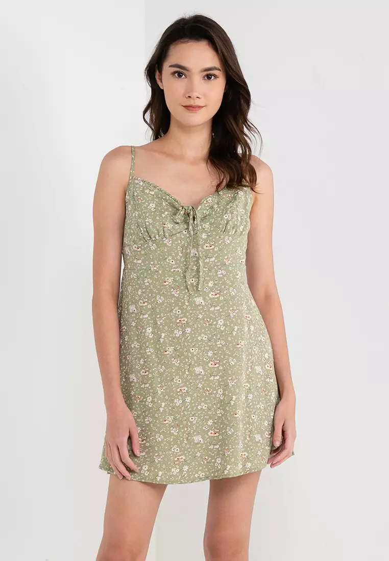 Cotton on online green dress