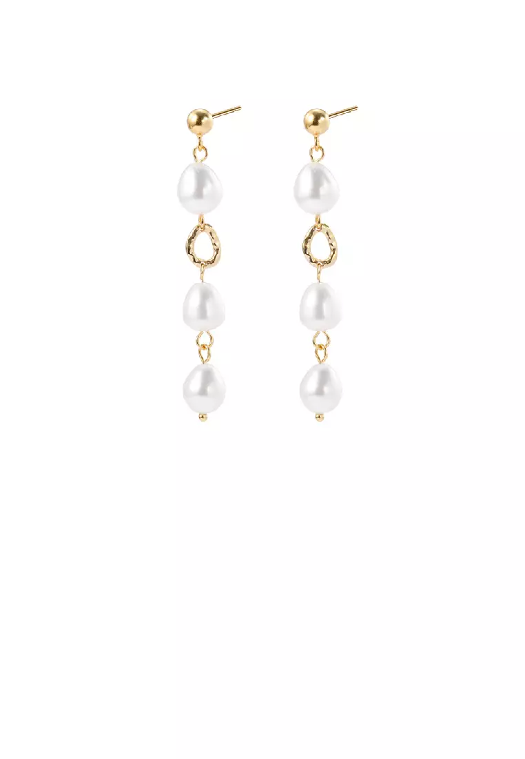 Buy Glamorousky 925 Sterling Silver Plated Gold Elegant