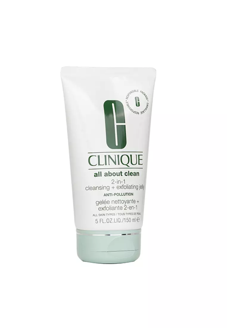 CLINIQUE - All About Clean 2-In-1 Cleansing + Exfoliating Jelly 150ml/5oz