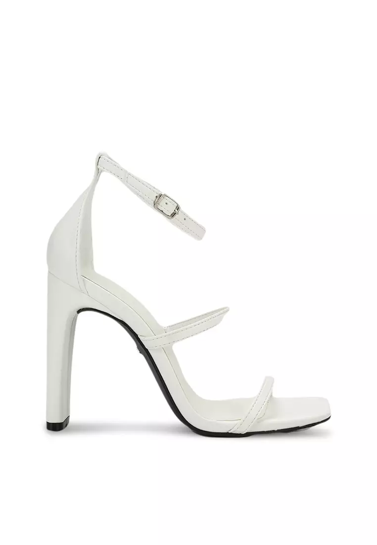 Mila Triple Strap Block Heels