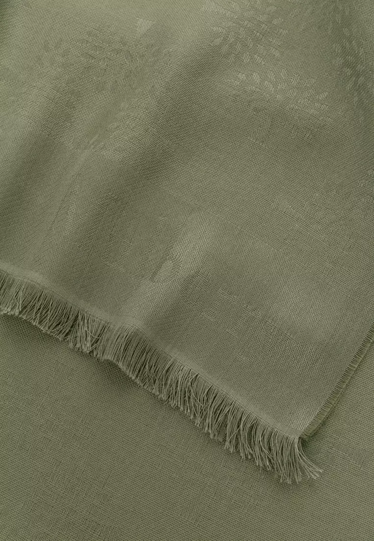 Mulberry Tree Skinny Scarf Poplin Blue Recycled Polyester main image 1