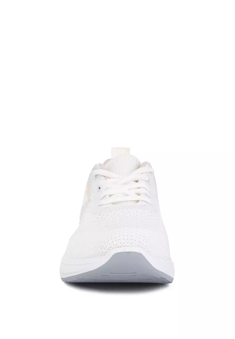 White Contrasting Chunky Sneakers