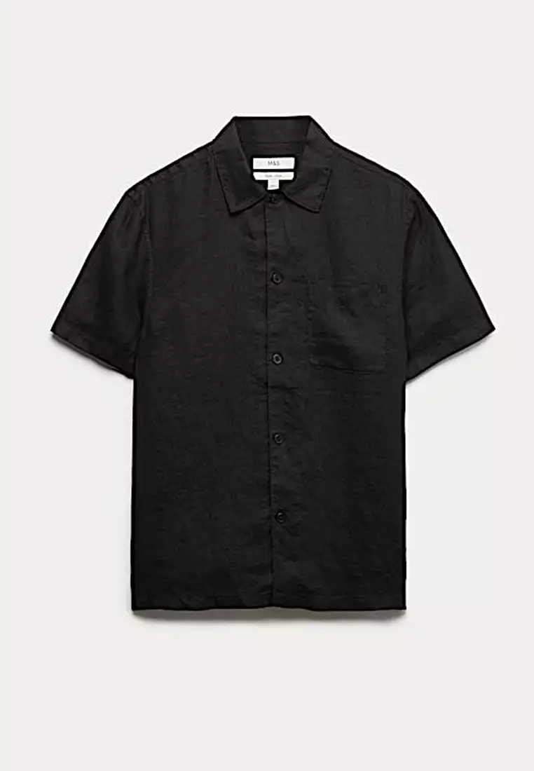 Pure Linen Short Sleeve Shirt