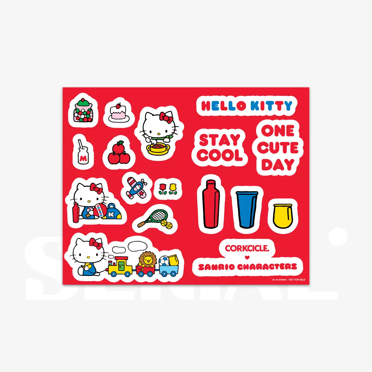 Corkcicle + Sanrio Characters - Hello Kitty Teatime Trinkets Tumbler