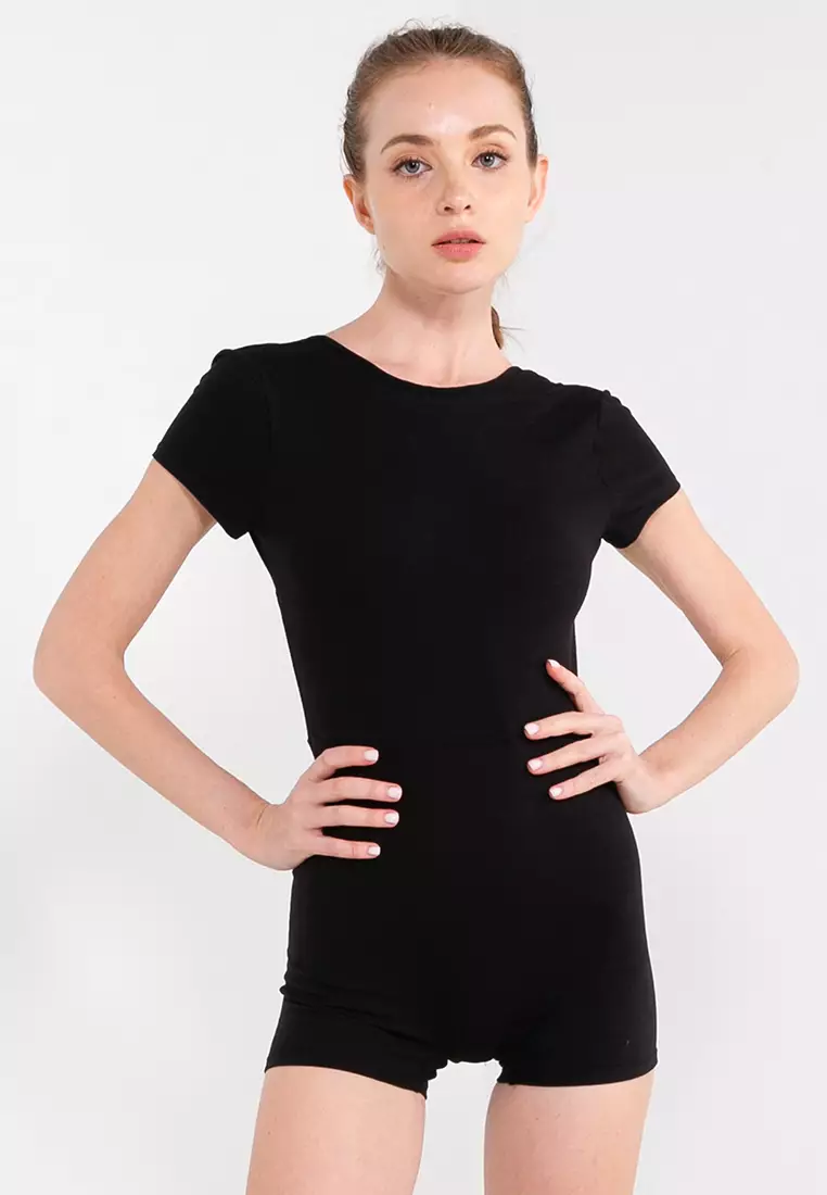 Womens onesie sales with open back