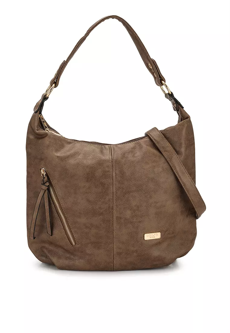 Unisa Vintage Faux Leather Hobo Bag 2024 Buy Unisa Online