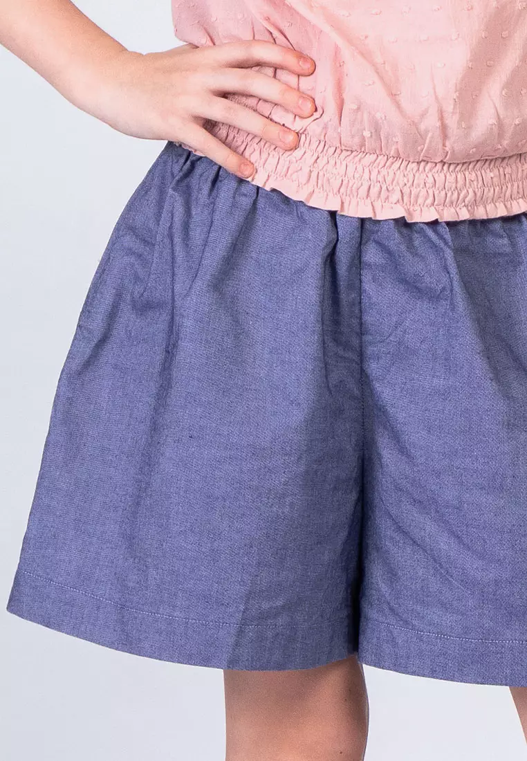 Treehouse Kids Kiana Chambray Shorts
