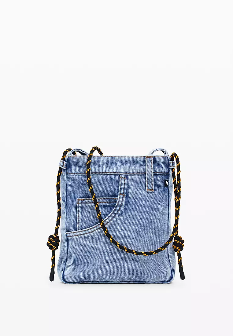 Medium denim tote bag