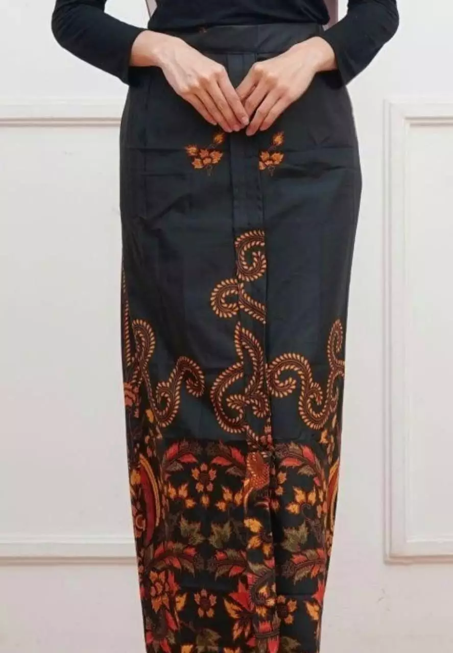 Rok Span Batik Kembang Akar Premium PRS