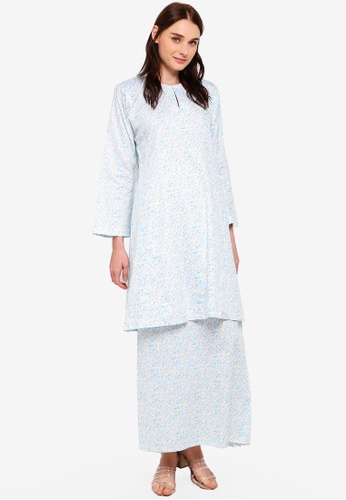 Nadeera Kurung Pahang from Butik Sireh Pinang in Multi