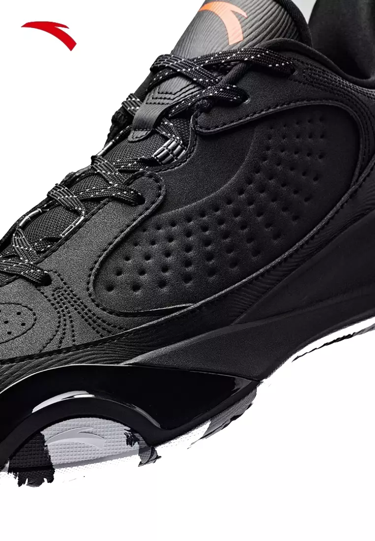 ANTA Men Basketball Shoes - Black/Orange
