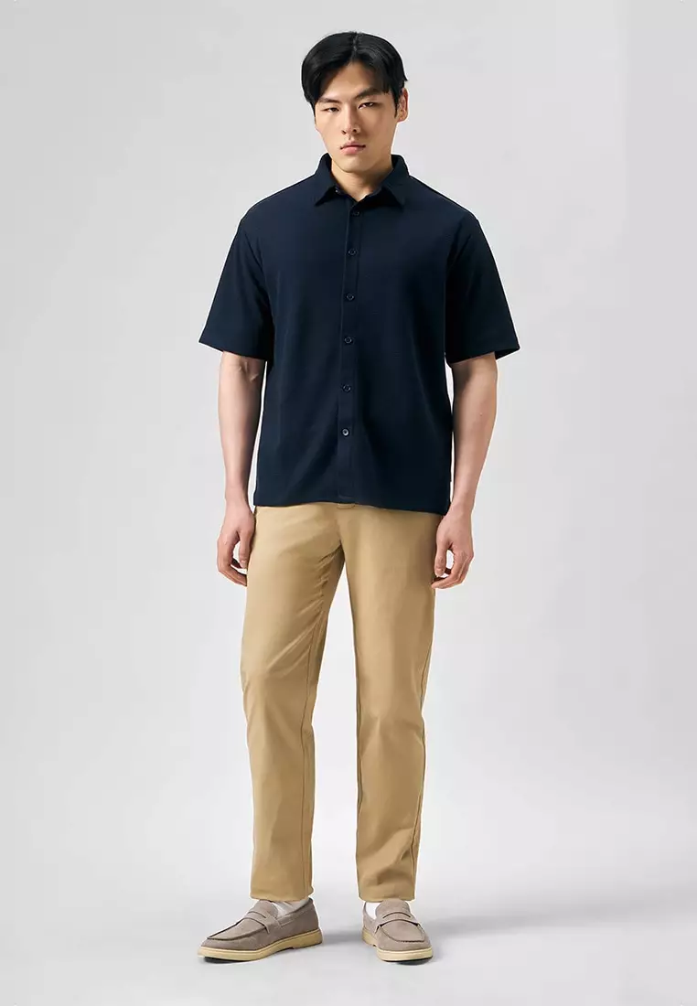 Textured Short Sleeve Shirt