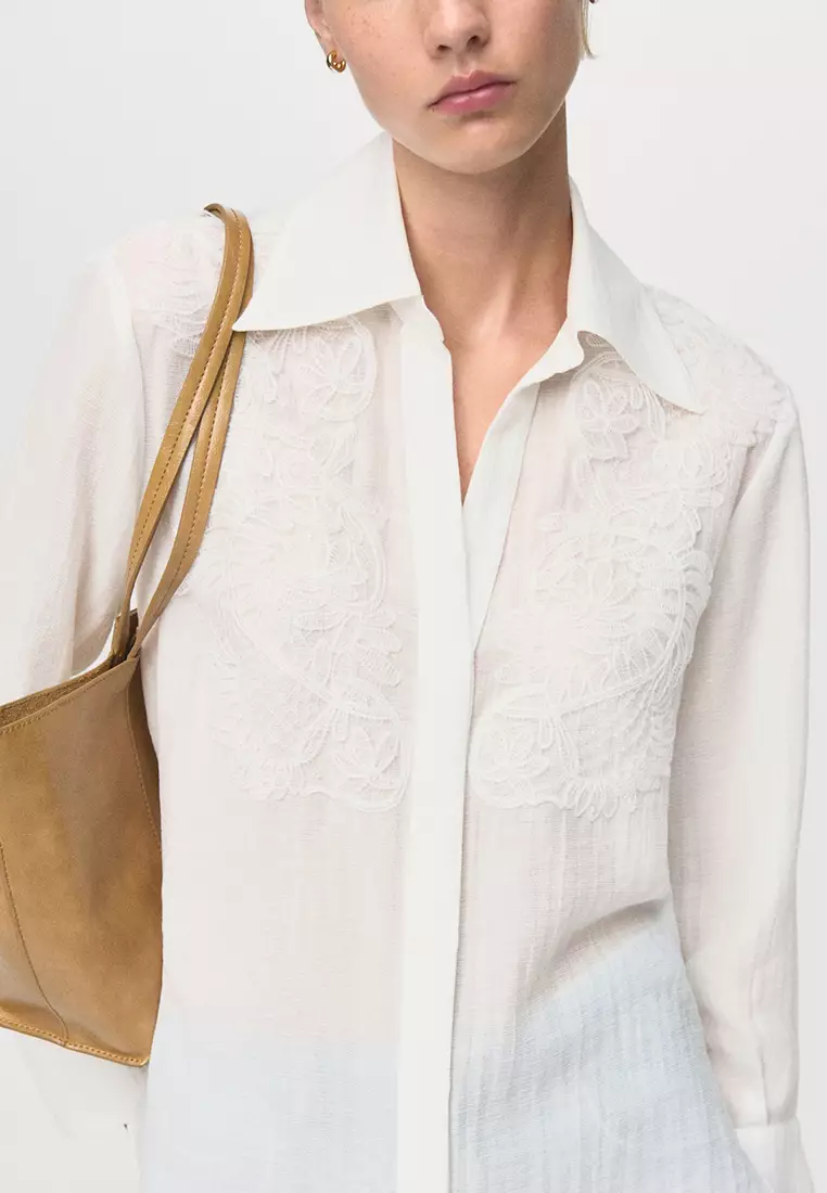 Lyocell Shirt with Patches