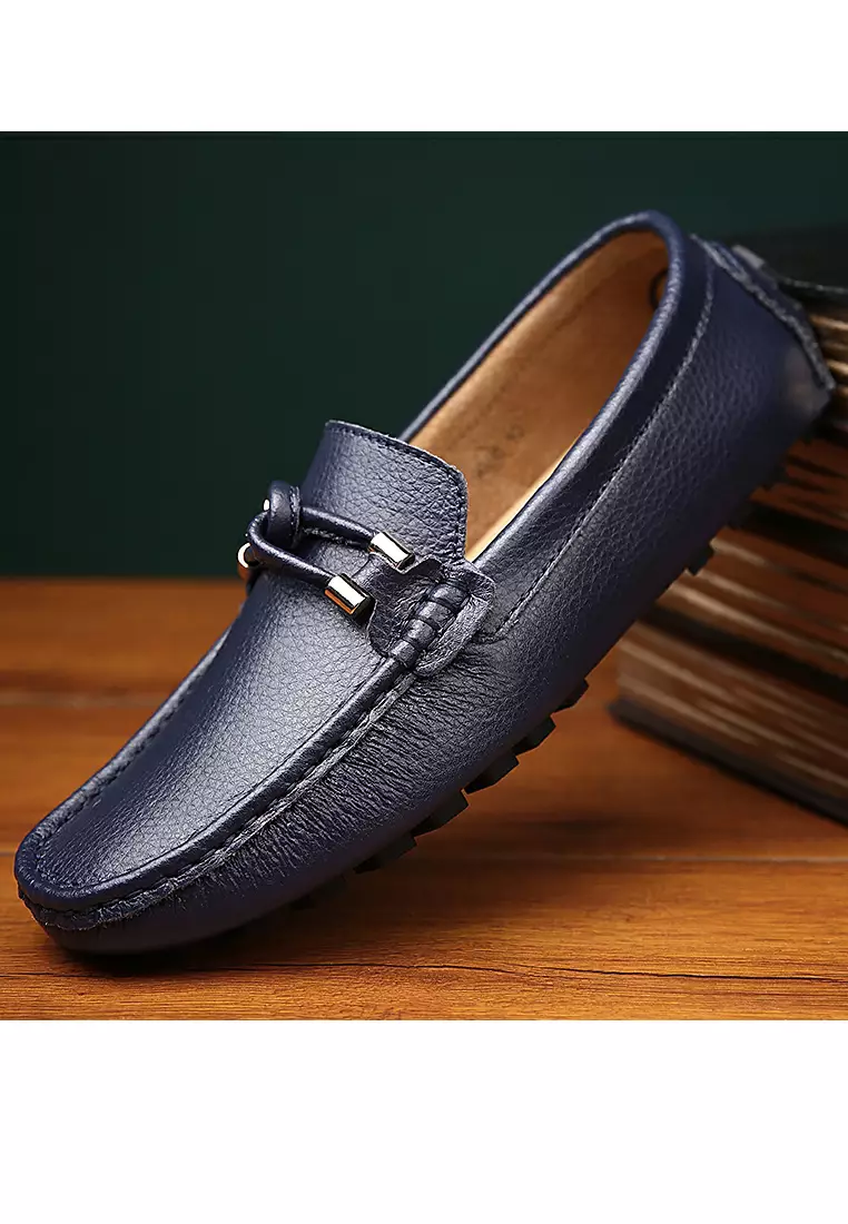 Leather Knot Loafers & Boat Shoes YY9088