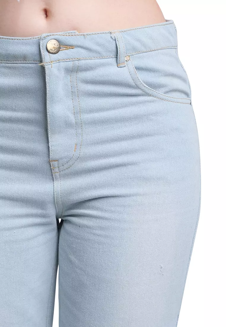 Low Rise Flare Denim Jeans