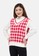 MKY CLOTHING red Big Checker Knit Vest in Red 84667AAF24C2C0GS_1