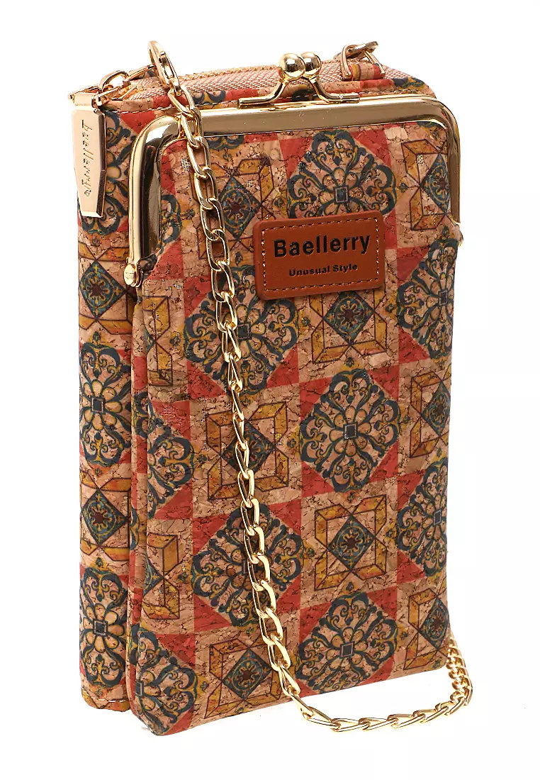 Sling Bag Tas Selempang Wanita Dompet Multifungsi Uniqe Design Material Kulit Leather ORIGINAL