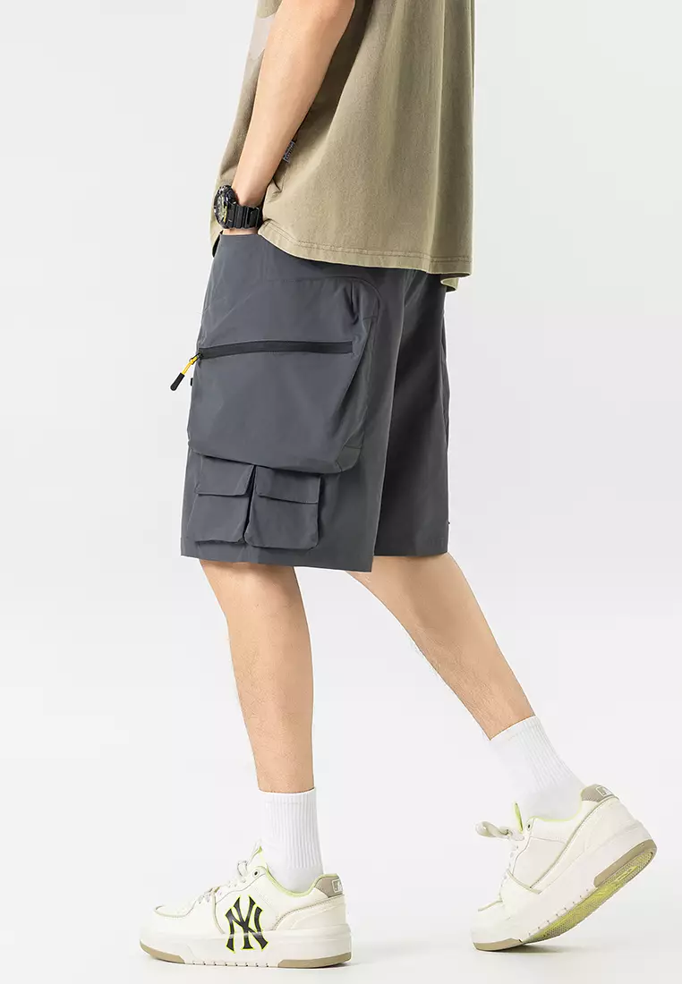 Multi-Pocket Functional Cargo Shorts GJL-B7010