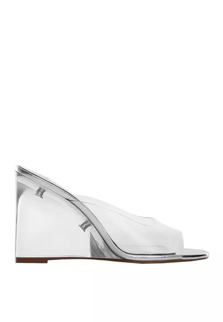 Mango cheap clear heels