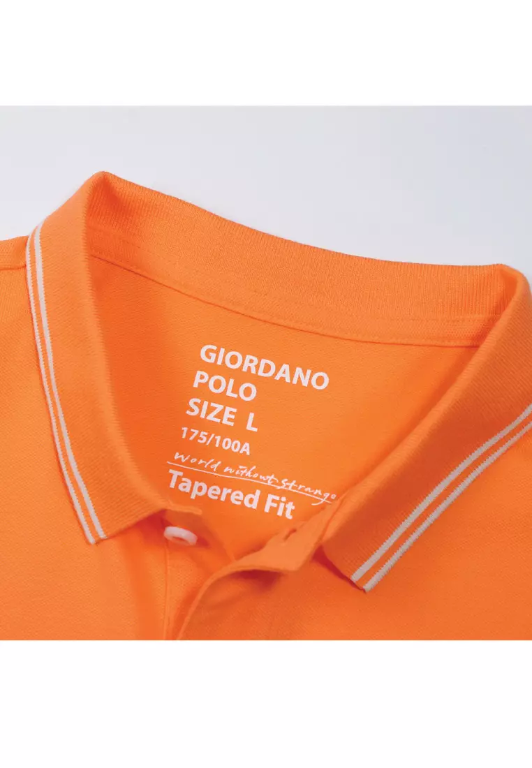 Buy GIORDANO Men's Cotton Lycra Short Sleeve Polo 01012018 Online ...