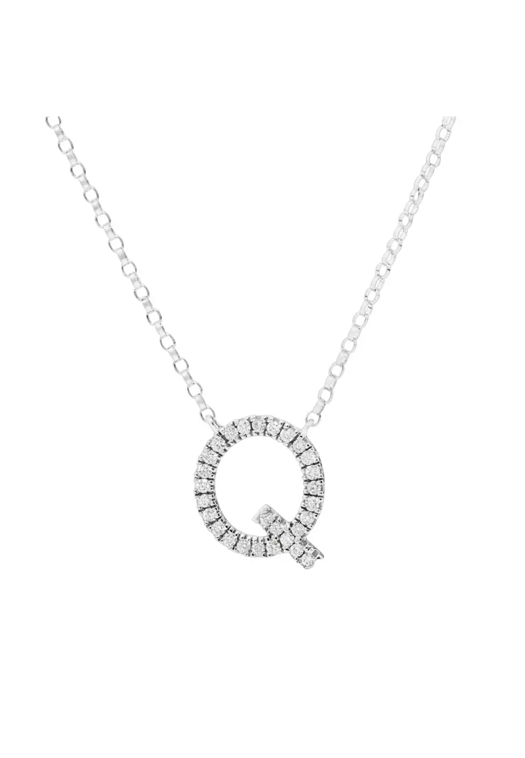 Q initial hotsell necklace
