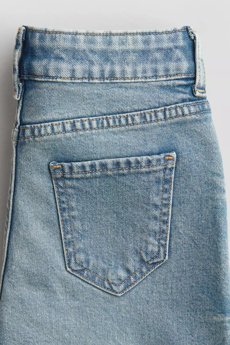 Baggy Fit Bootcut Leg Jeans